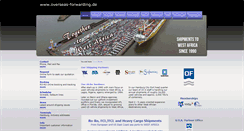 Desktop Screenshot of overseas-forwarding.de
